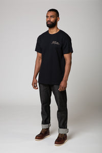 Brown Winged Back Print T-Shirt
