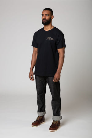 Brown Winged Back Print T-Shirt